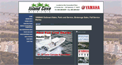 Desktop Screenshot of islandcoveyachtsales.com